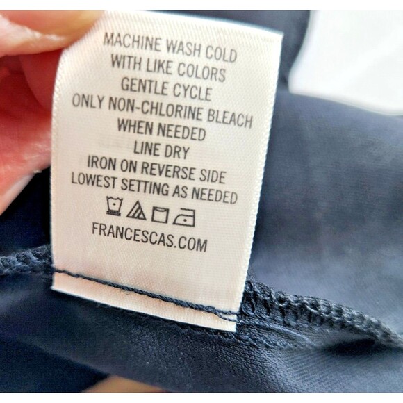 Blue‎ Rain Women's Dress Skort Blue White Polka Dot Size Large Adjustable Straps - Picture 6 of 10